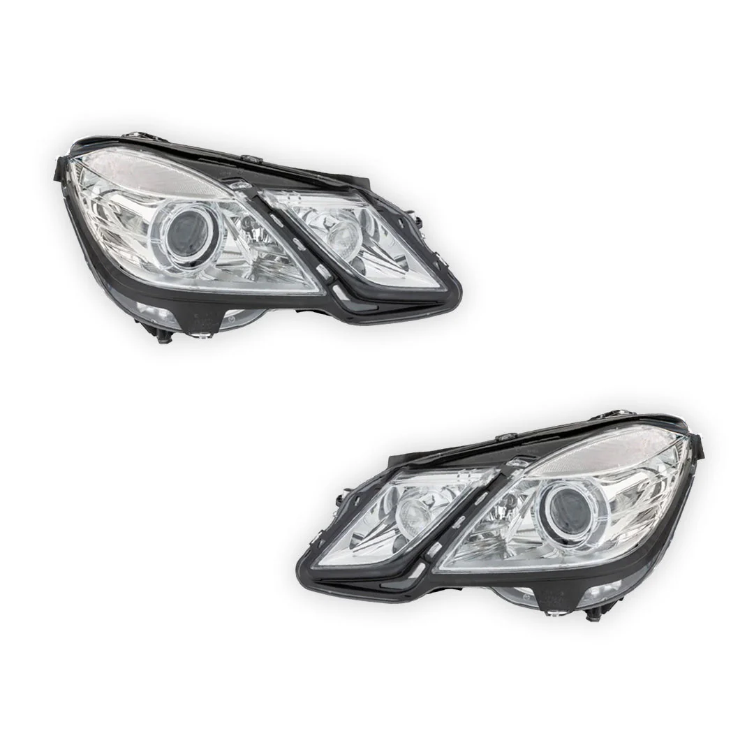 Mercedes-Benz E-Class W212 (2009 - 2013) Headlights with Xenon LH + RH - Image 2