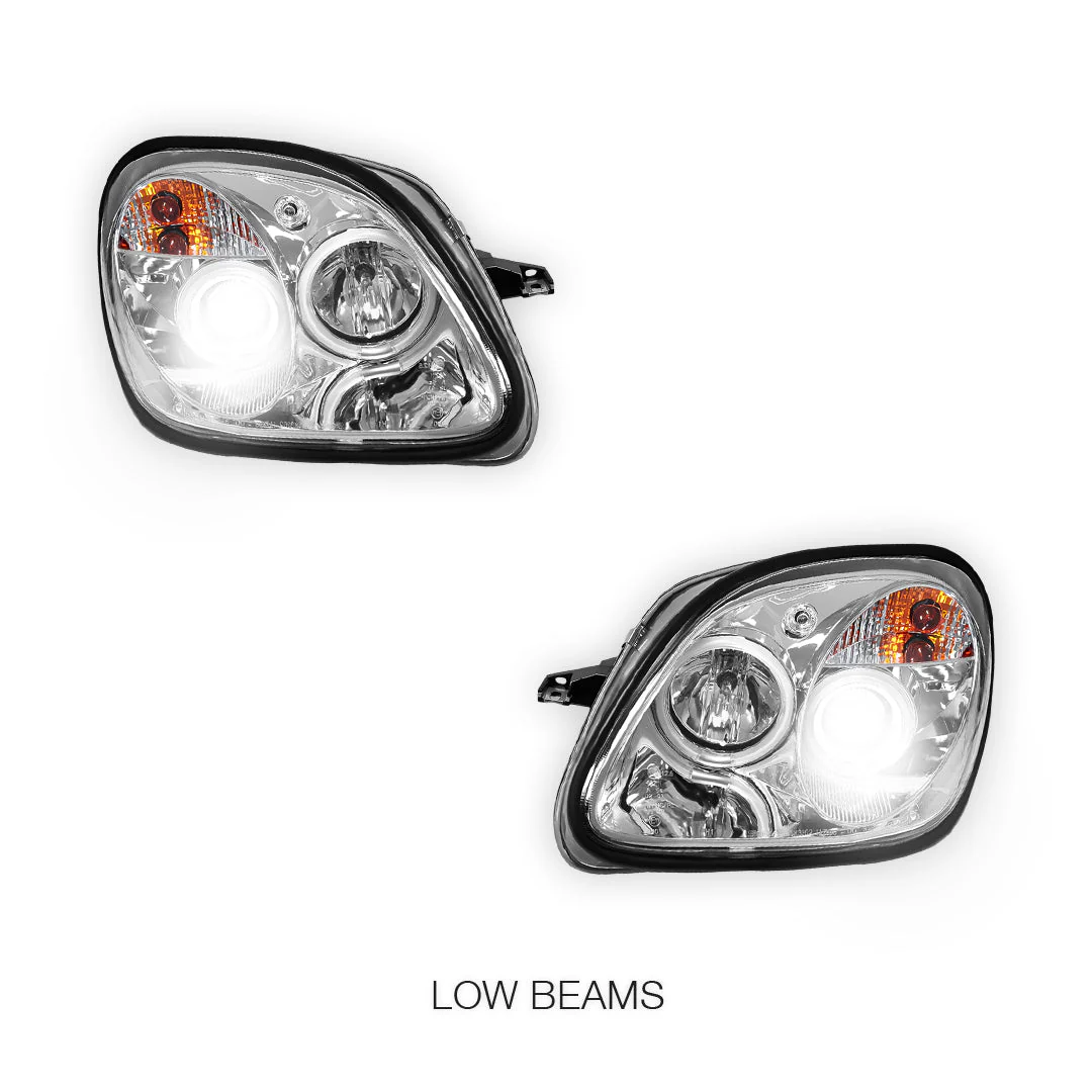 Mercedes-Benz SLK-Class R170 (1997 - 2004) CCFL Angel-Eye Projector Headlights LH + RH - Image 10
