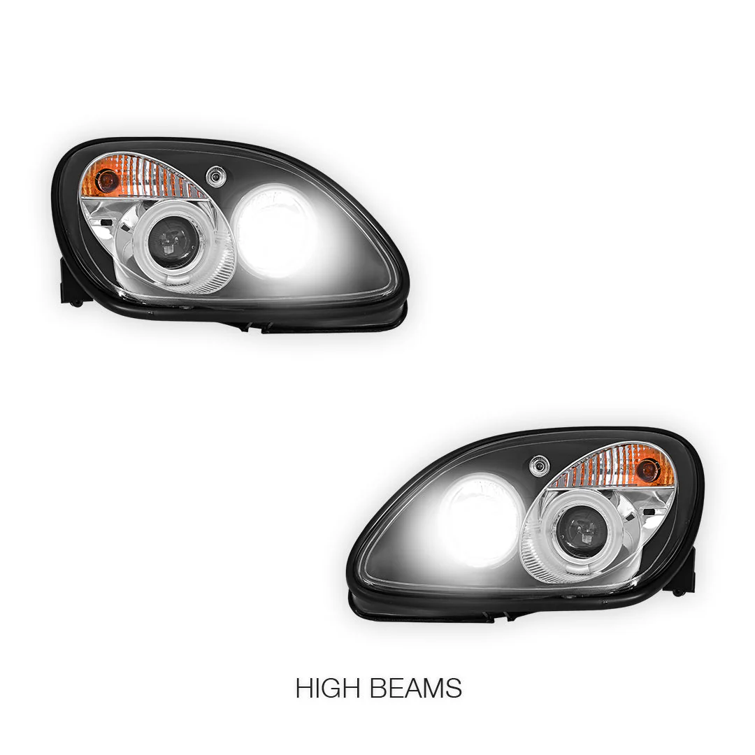 Mercedes-Benz SLK-Class R170 (1997 - 2004) CCFL Angel-Eye Projector Headlights LH + RH - Image 5