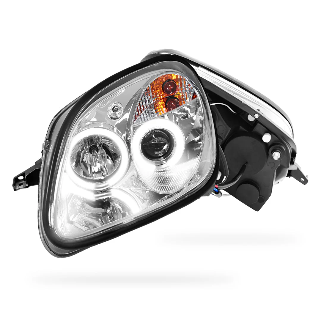 Mercedes-Benz SLK-Class R170 (1997 - 2004) CCFL Angel-Eye Projector Headlights LH + RH - Image 7