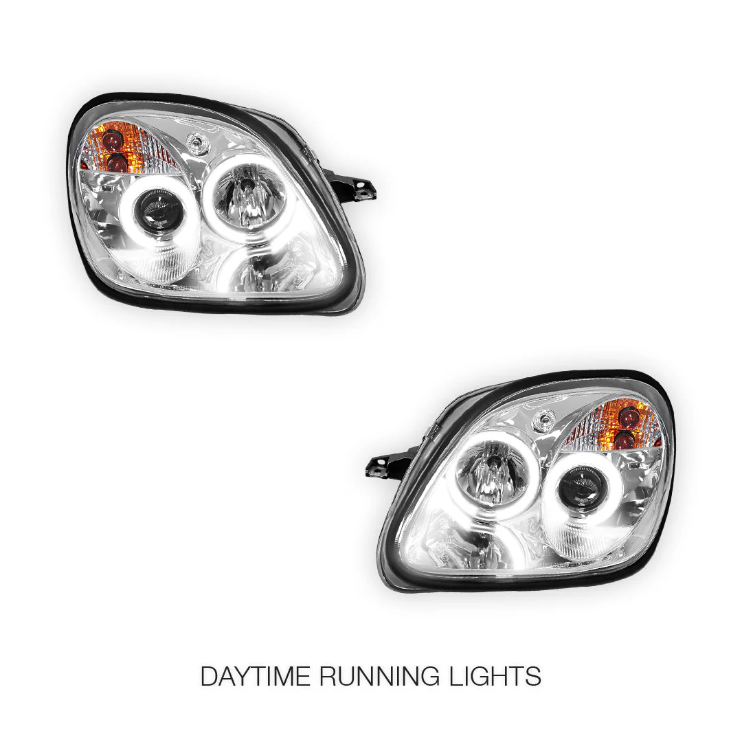 Mercedes-Benz SLK-Class R170 (1997 - 2004) CCFL Angel-Eye Projector Headlights LH + RH - Image 8