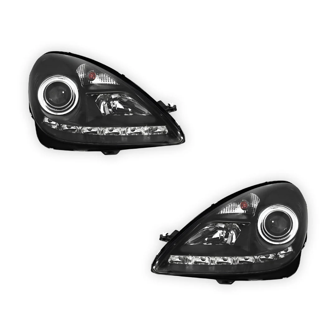 Mercedes-Benz SLK-Class R171 (2003 - 2010) HID / Xenon Model LED DRL Projector Headlights LH + RH - Image 6