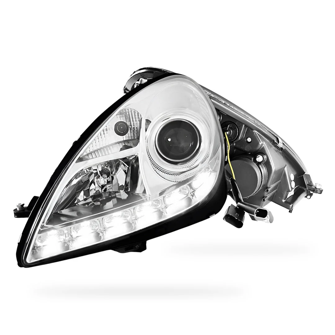 Mercedes-Benz SLK-Class R171 (2003 - 2010) HID / Xenon Model LED DRL Projector Headlights LH + RH - Image 7