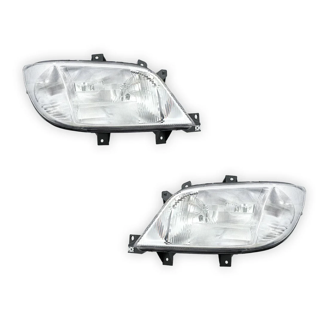 Mercedes-Benz Sprinter W903 (2000 - 2006) OEM Style Headlights LH + RH - Image 2