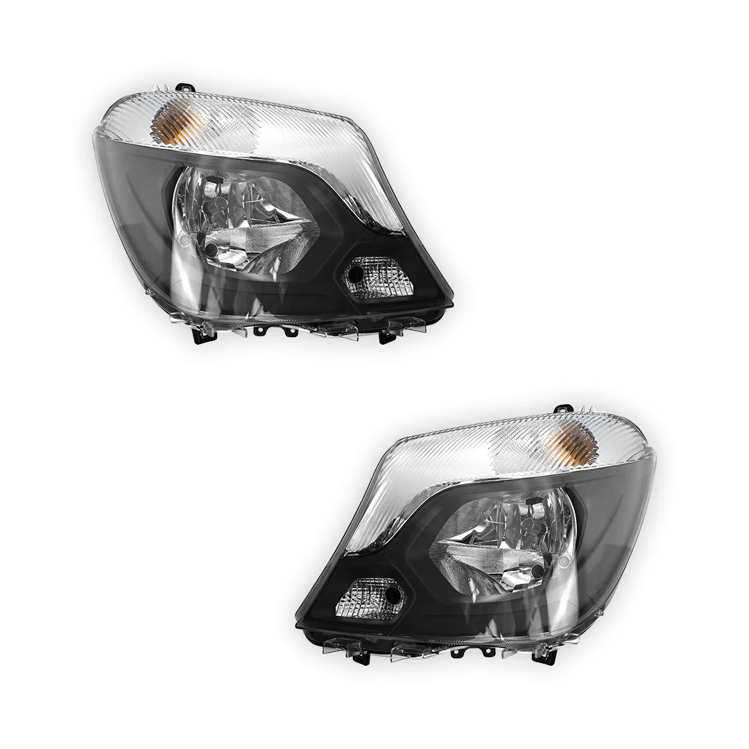 Mercedes-Benz Sprinter W906 (2013 - 2018) Halogen OEM Style Headlights LH + RH - Image 2