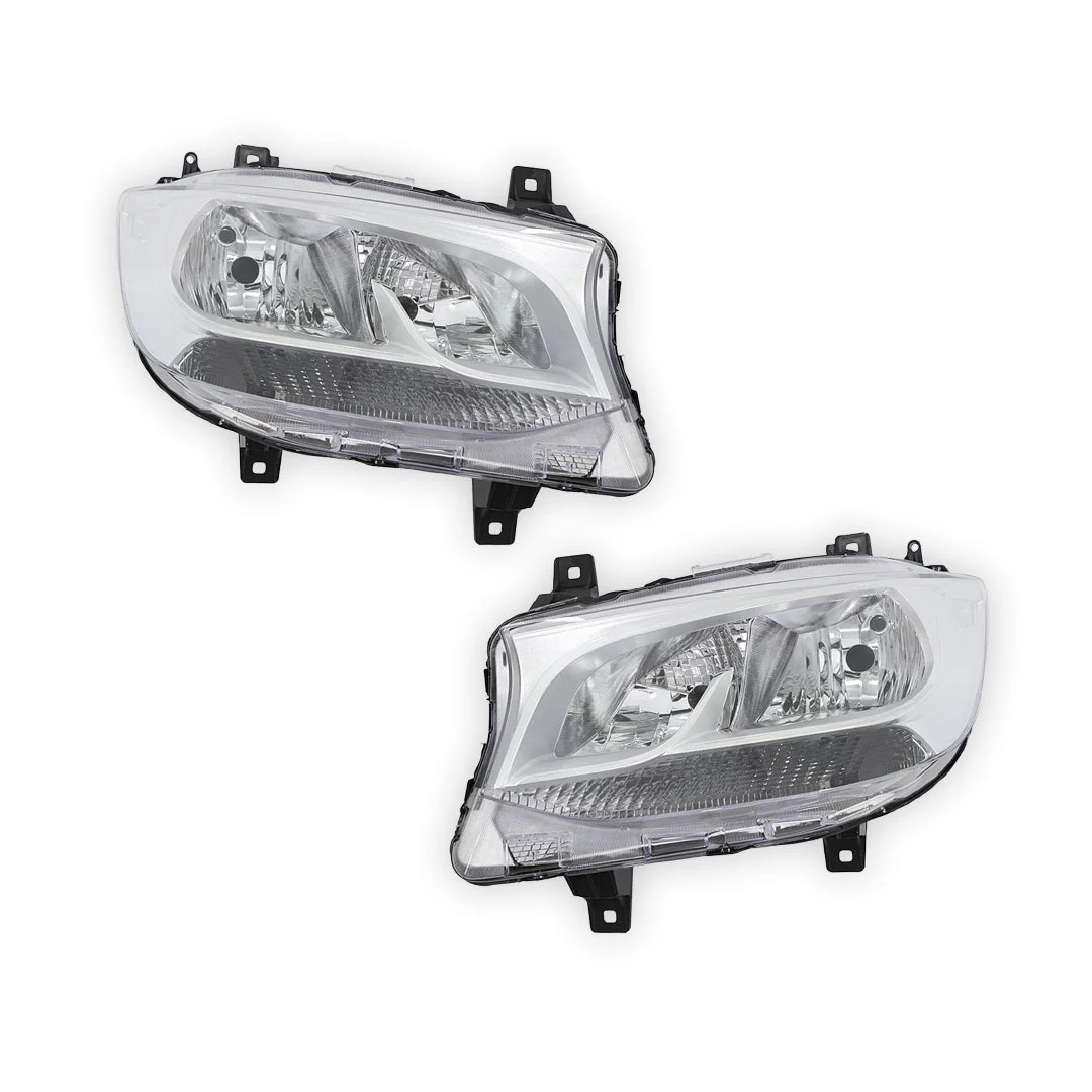 Mercedes-Benz Sprinter W906 (2017 - 2018) OEM Style Non LED Headlights LH + RH - Image 2