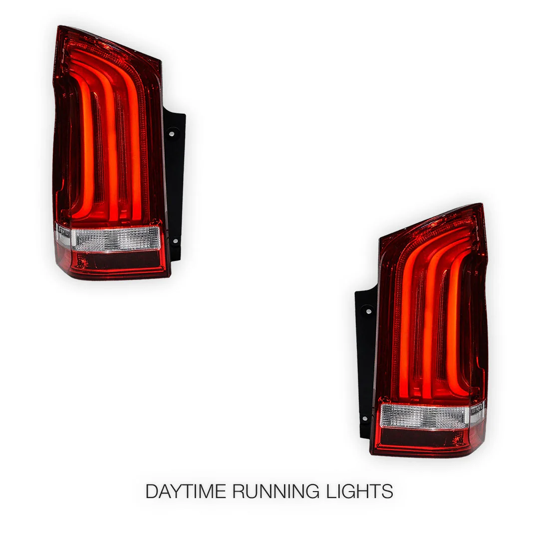 Mercedes-Benz V-Class W447 (2015 - 2024) Sequential LED Tail Lights LH + RH - Image 2