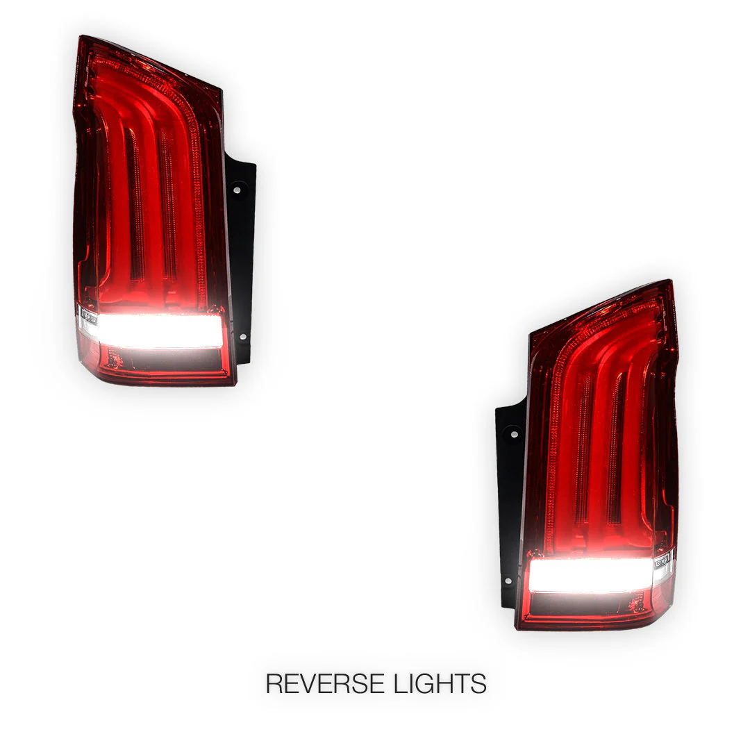 Mercedes-Benz V-Class W447 (2015 - 2024) Sequential LED Tail Lights LH + RH - Image 5