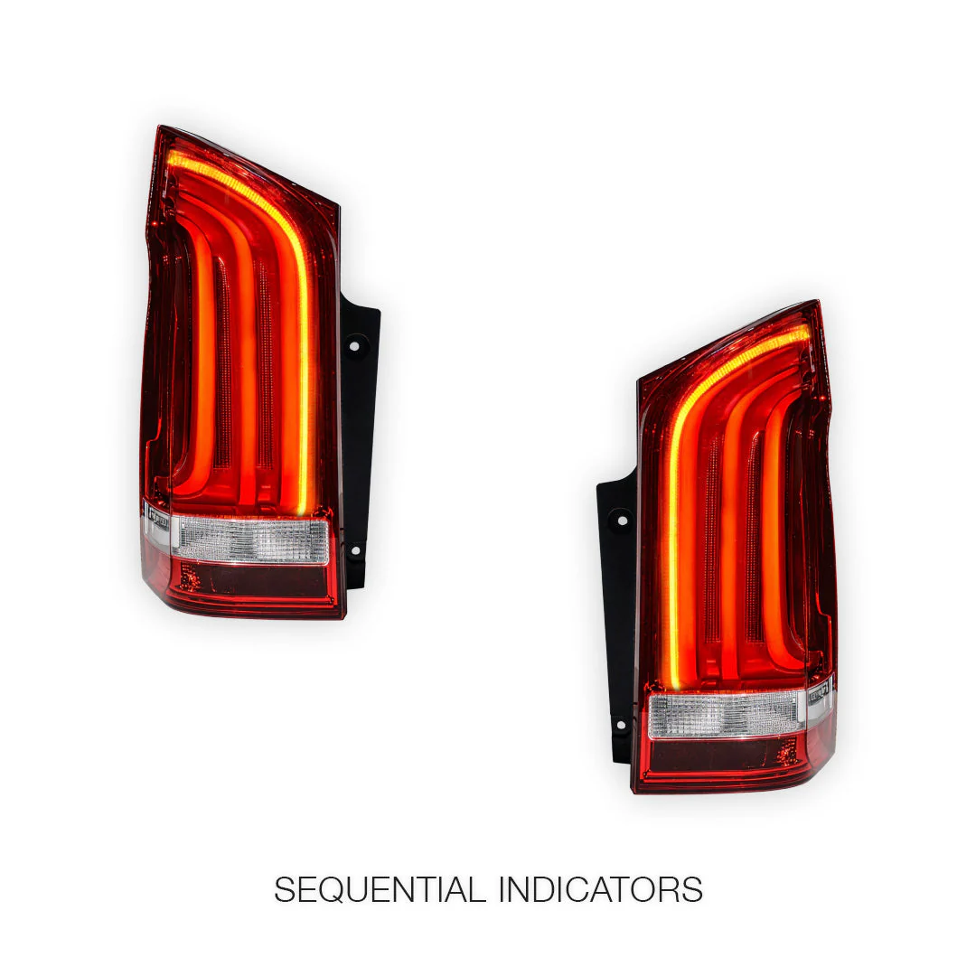 Mercedes-Benz Valente W447 (2015 - 2024) Sequential LED Tail Lights LH + RH - Image 3