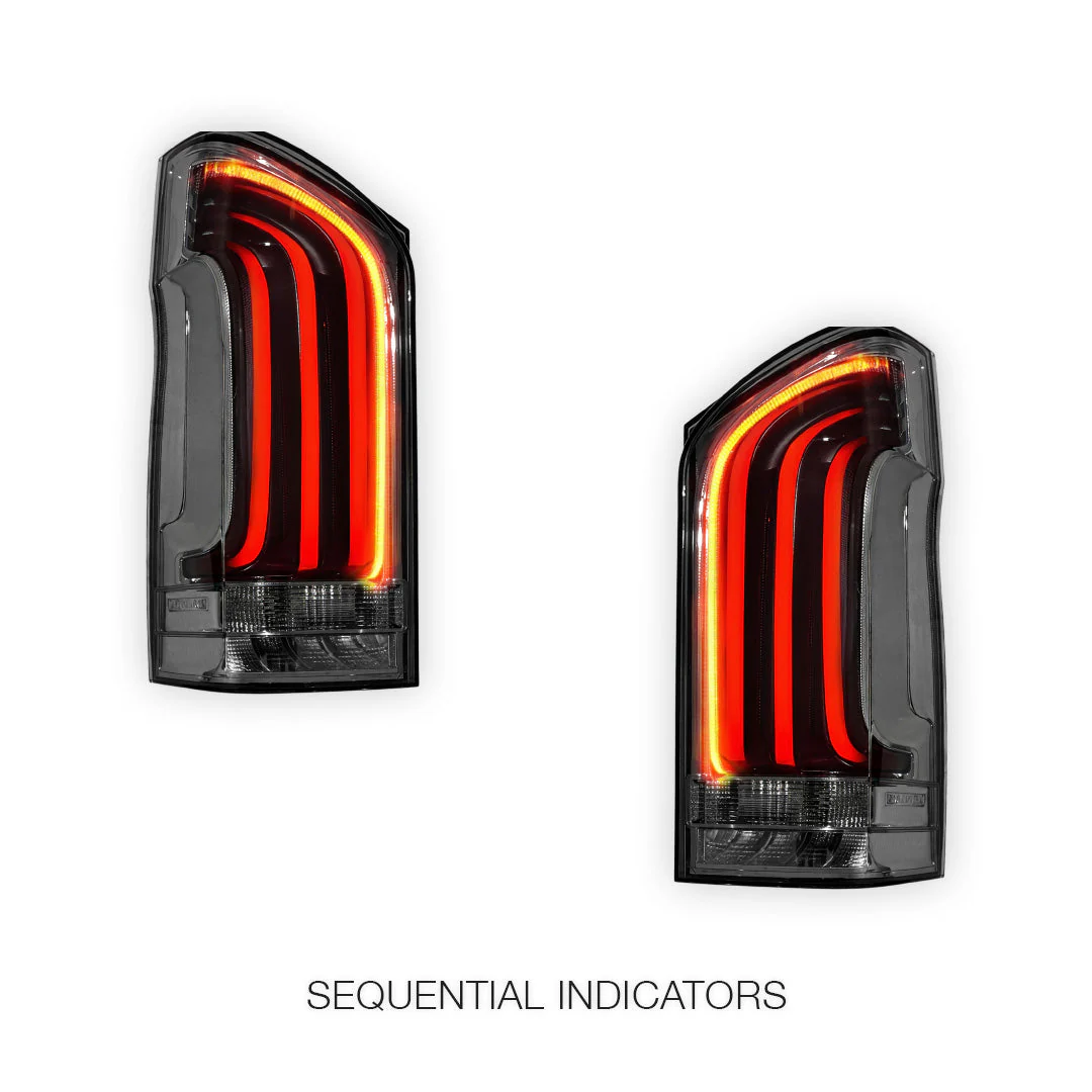 Mercedes-Benz Valente W447 (2015 - 2024) Sequential LED Tail Lights LH + RH - Image 9