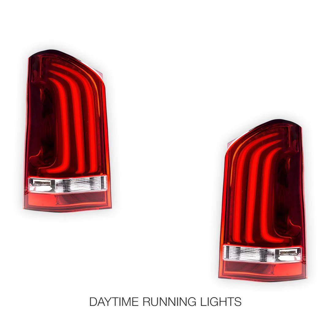 Mercedes-Benz Vito W447 (2015 - 2024) Sequential LED Tail Lights LH + RH - Image 2