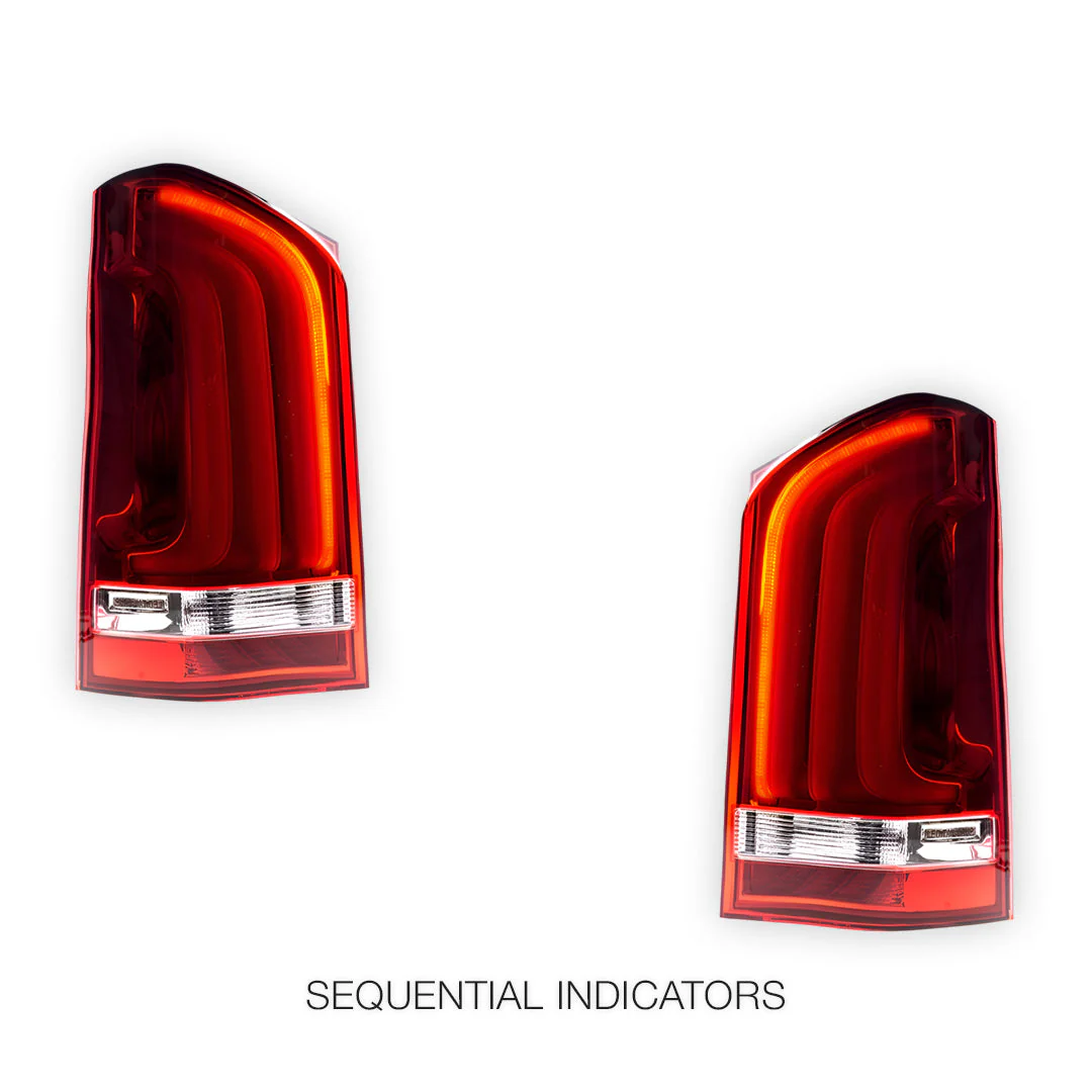 Mercedes-Benz Vito W447 (2015 - 2024) Sequential LED Tail Lights LH + RH - Image 4