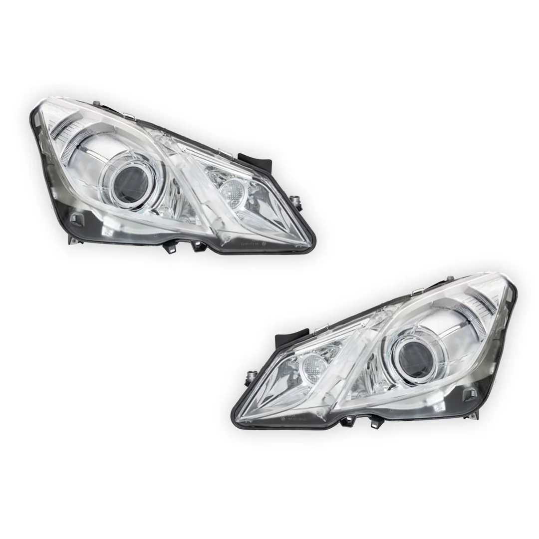 Mercedes-Benz E-Class C207 W212 Coupe & Convertible (2009 - 2016) Headlights with Xenon LH + RH - Image 2