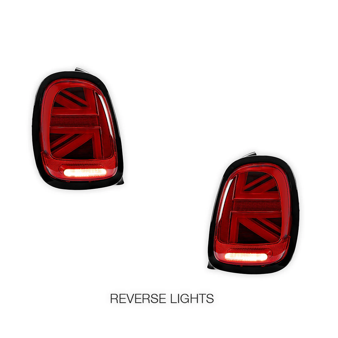 Mini Cooper F55 / F56 / F57 (2014 - 2018) Sequential Red Black LED Tail Lights LH + RH - Image 5