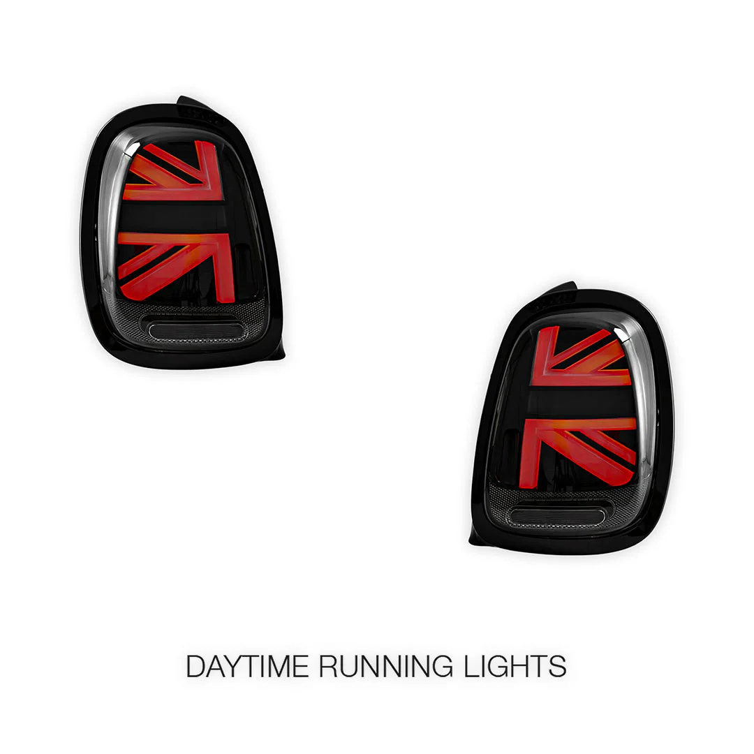 Mini Cooper F55 / F56 / F57 (2014 - 2018) Sequential Smoked Black LED Tail Lights LH + RH - Image 2