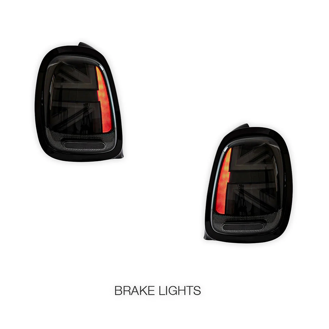 Mini Cooper F55 / F56 / F57 (2014 - 2018) Sequential Smoked Black LED Tail Lights LH + RH - Image 3