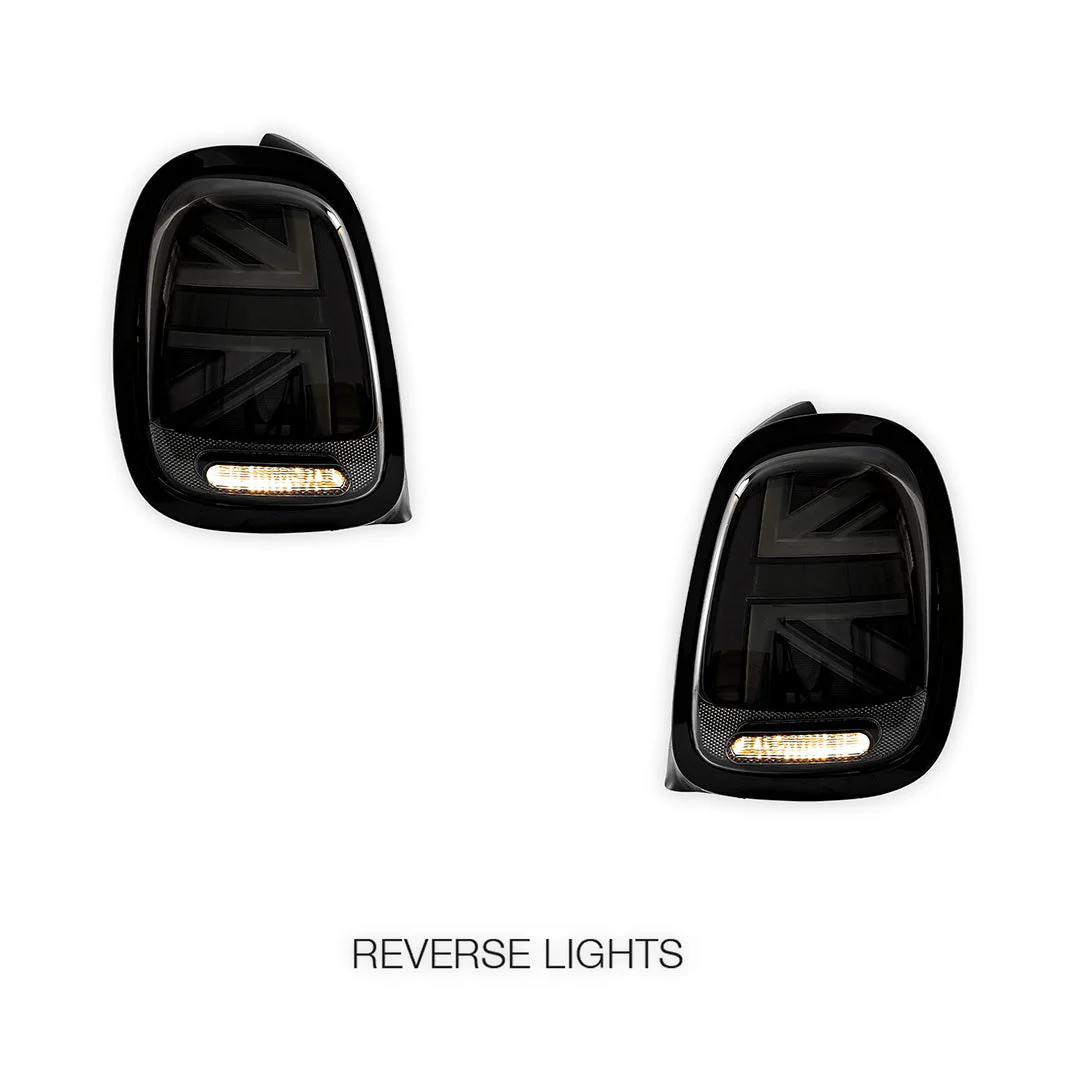Mini Cooper F55 / F56 / F57 (2014 - 2018) Sequential Smoked Black LED Tail Lights LH + RH - Image 5