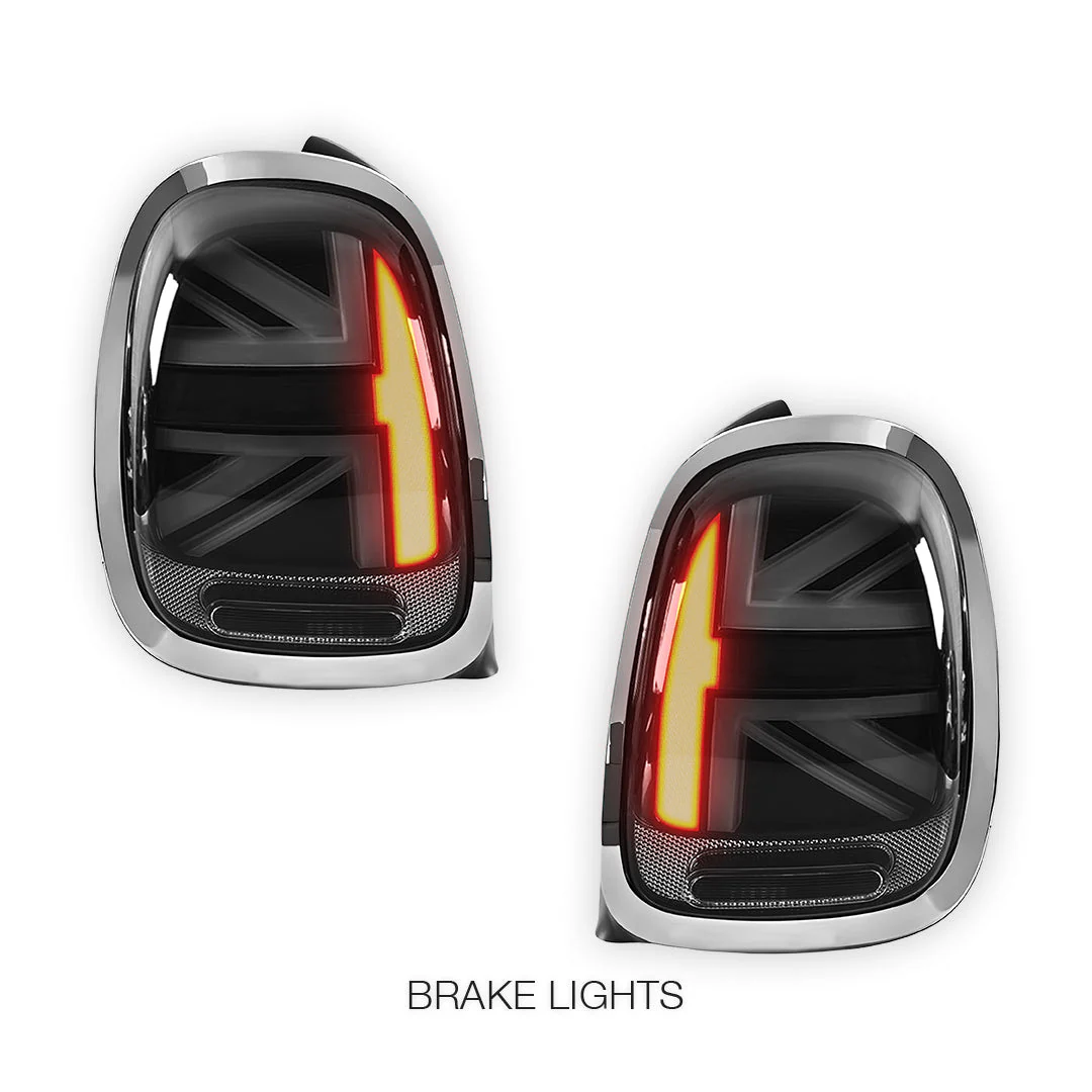 Mini Cooper F55 / F56 / F57 (2014 - 2018) Sequential Smoked Chrome LED Tail Lights LH + RH - Image 3