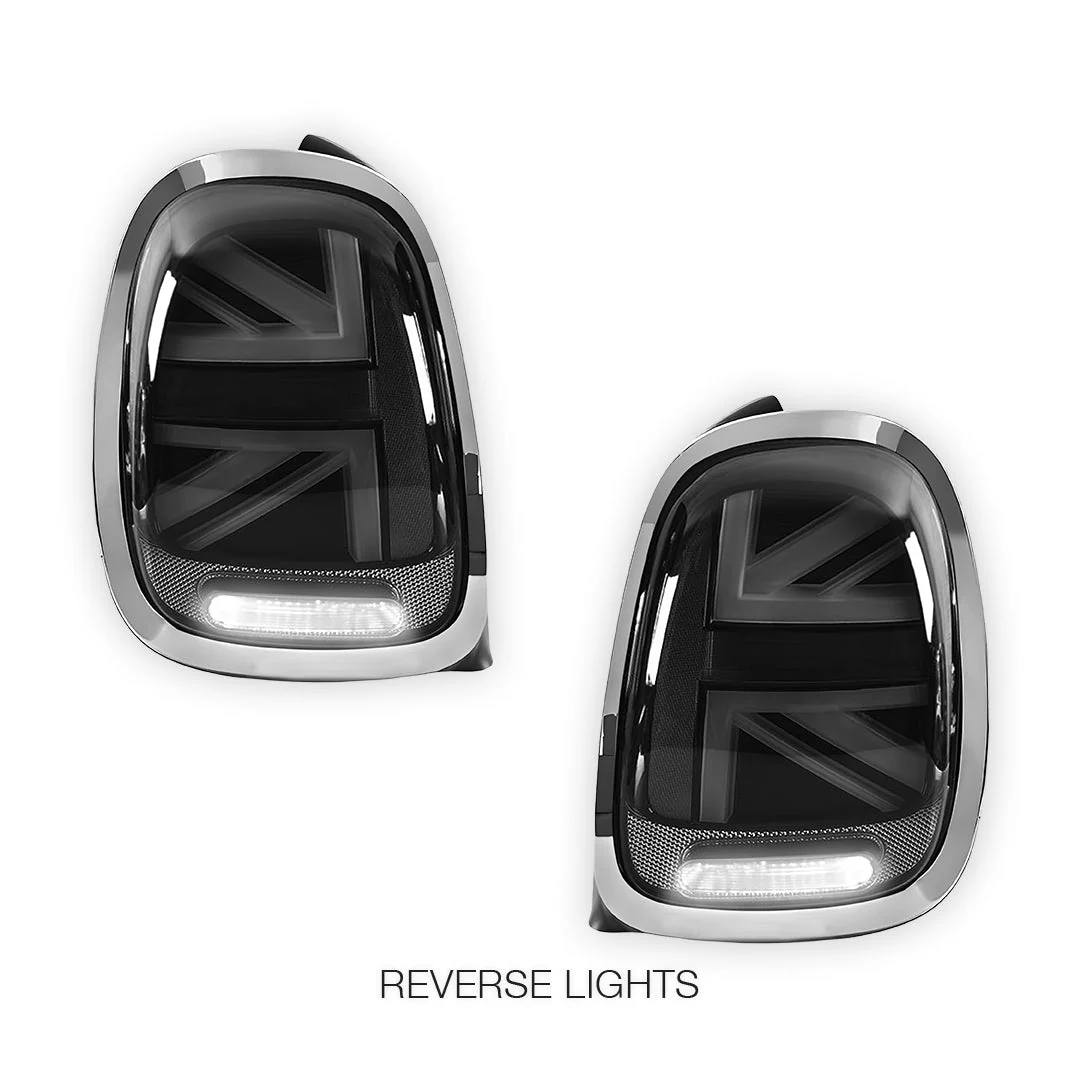 Mini Cooper F55 / F56 / F57 (2014 - 2018) Sequential Smoked Chrome LED Tail Lights LH + RH - Image 5