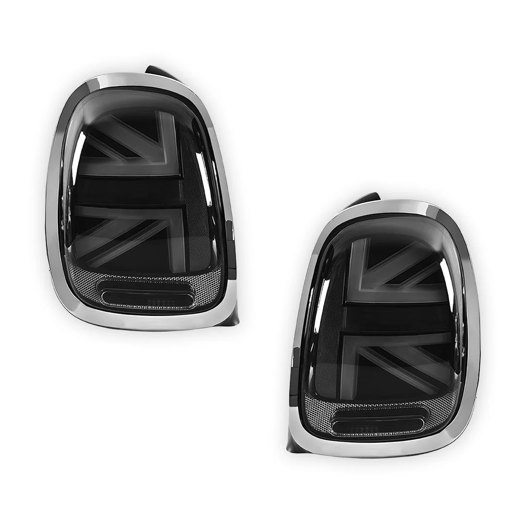 Mini Cooper F55 / F56 / F57 (2014 - 2018) Sequential Smoked Chrome LED Tail Lights LH + RH - Image 6