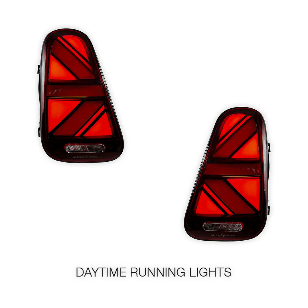 Mini Cooper R50 / R52 / R53 (2001 - 2006) Sequential Red Clear Full LED Tail Lights LH + RH - Image 2