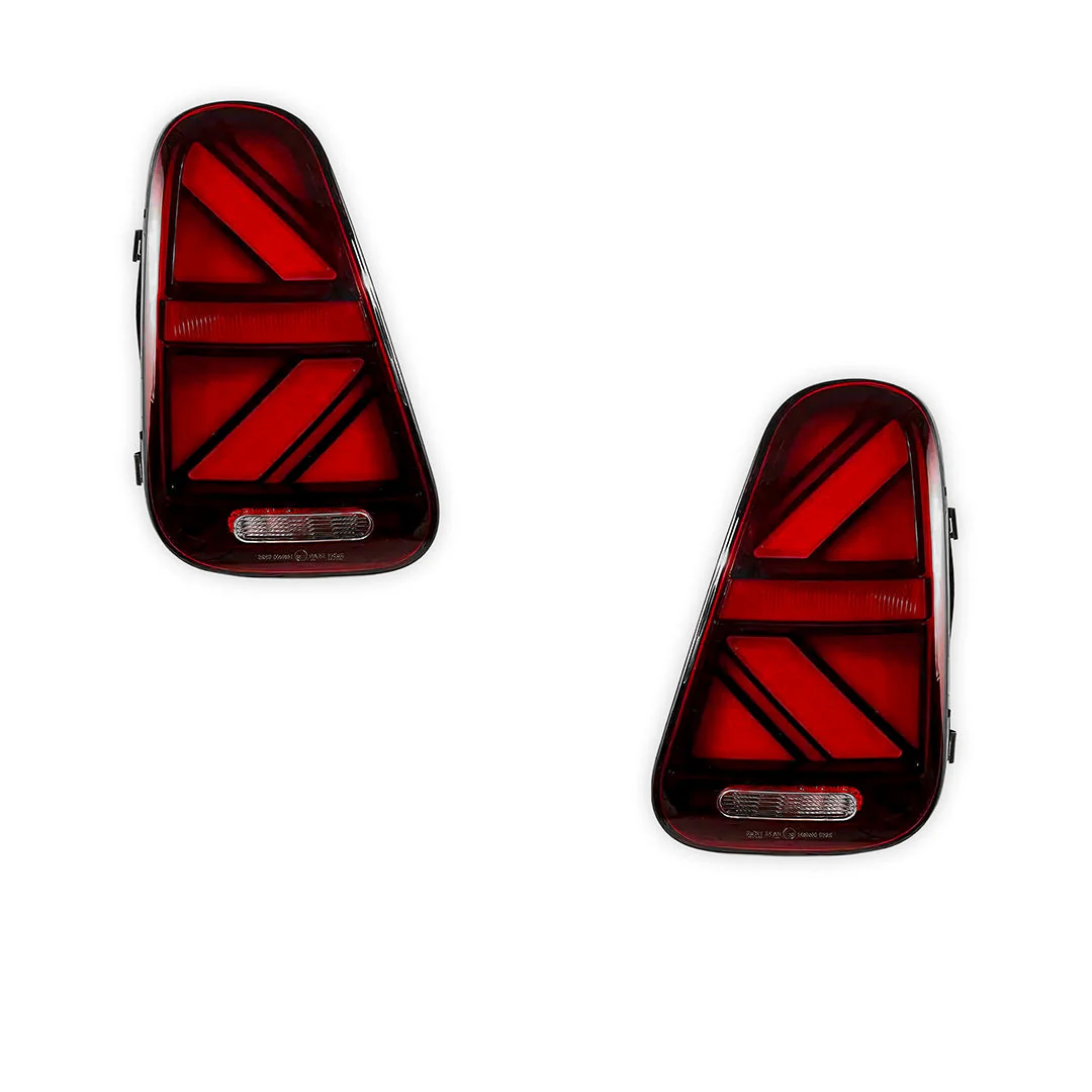 Mini Cooper R50 / R52 / R53 (2001 - 2006) Sequential Red Clear Full LED Tail Lights LH + RH - Image 6