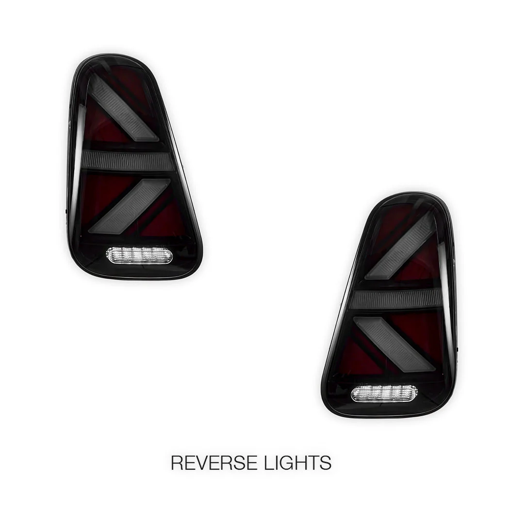 Mini Cooper R50 / R52 / R53 (2001 - 2006) Sequential Smoked Full LED Tail Lights LH + RH - Image 5
