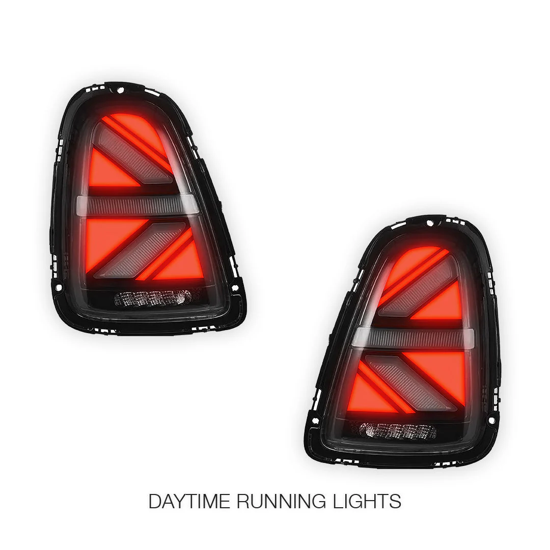Mini Cooper R56 / R57 / R58 / R59 (2007 - 2015) Sequential Clear Red LED Tail Lights LH + RH - Image 2