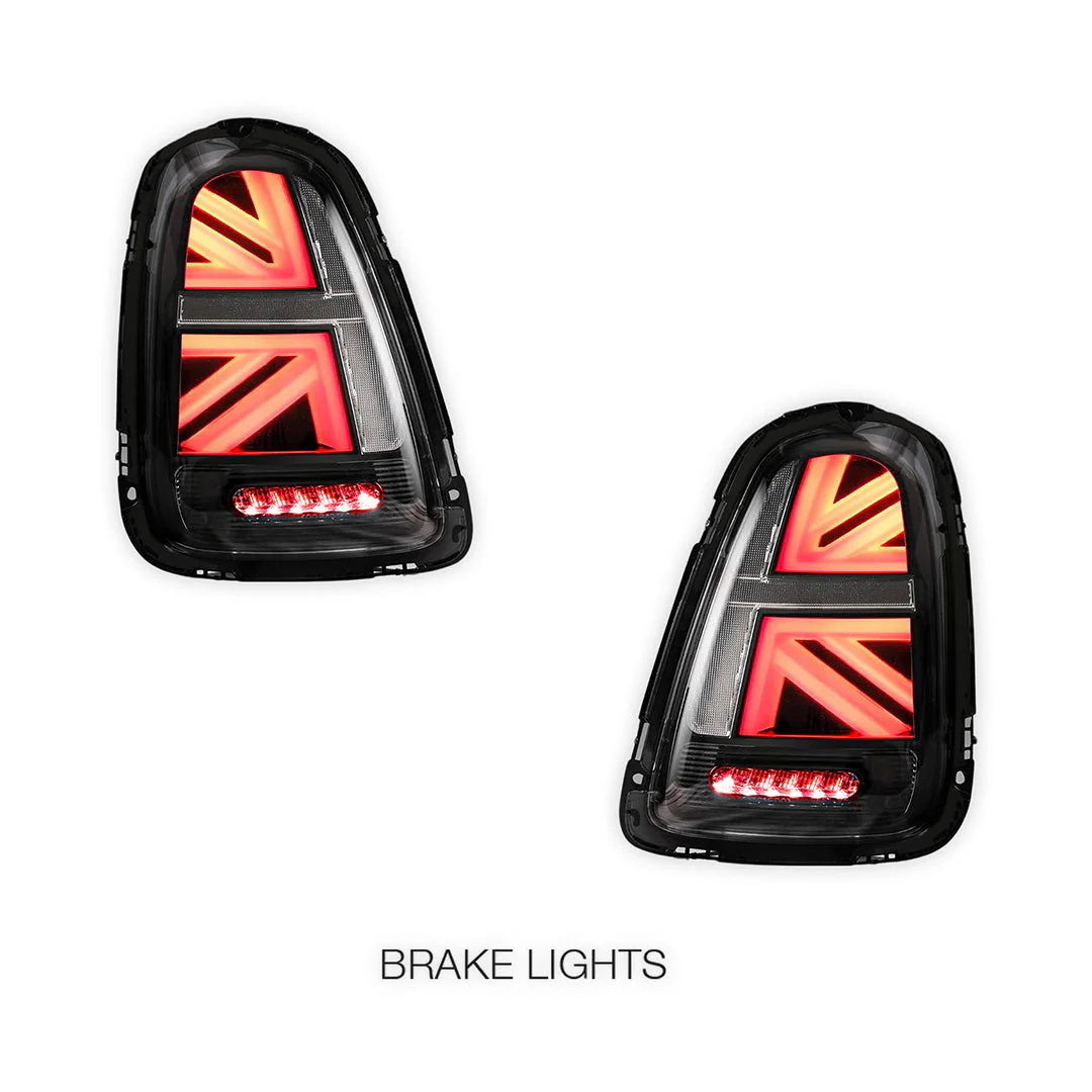 Mini Cooper R56 / R57 / R58 / R59 (2007 - 2015) Sequential Clear Smoked LED Tail Lights LH + RH - Image 3