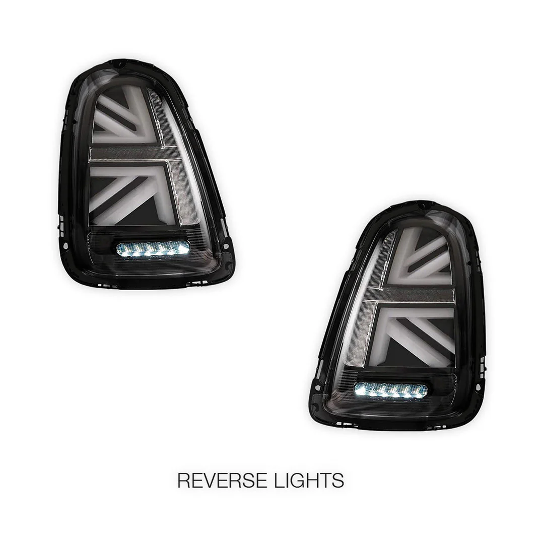 Mini Cooper R56 / R57 / R58 / R59 (2007 - 2015) Sequential Clear Smoked LED Tail Lights LH + RH - Image 5