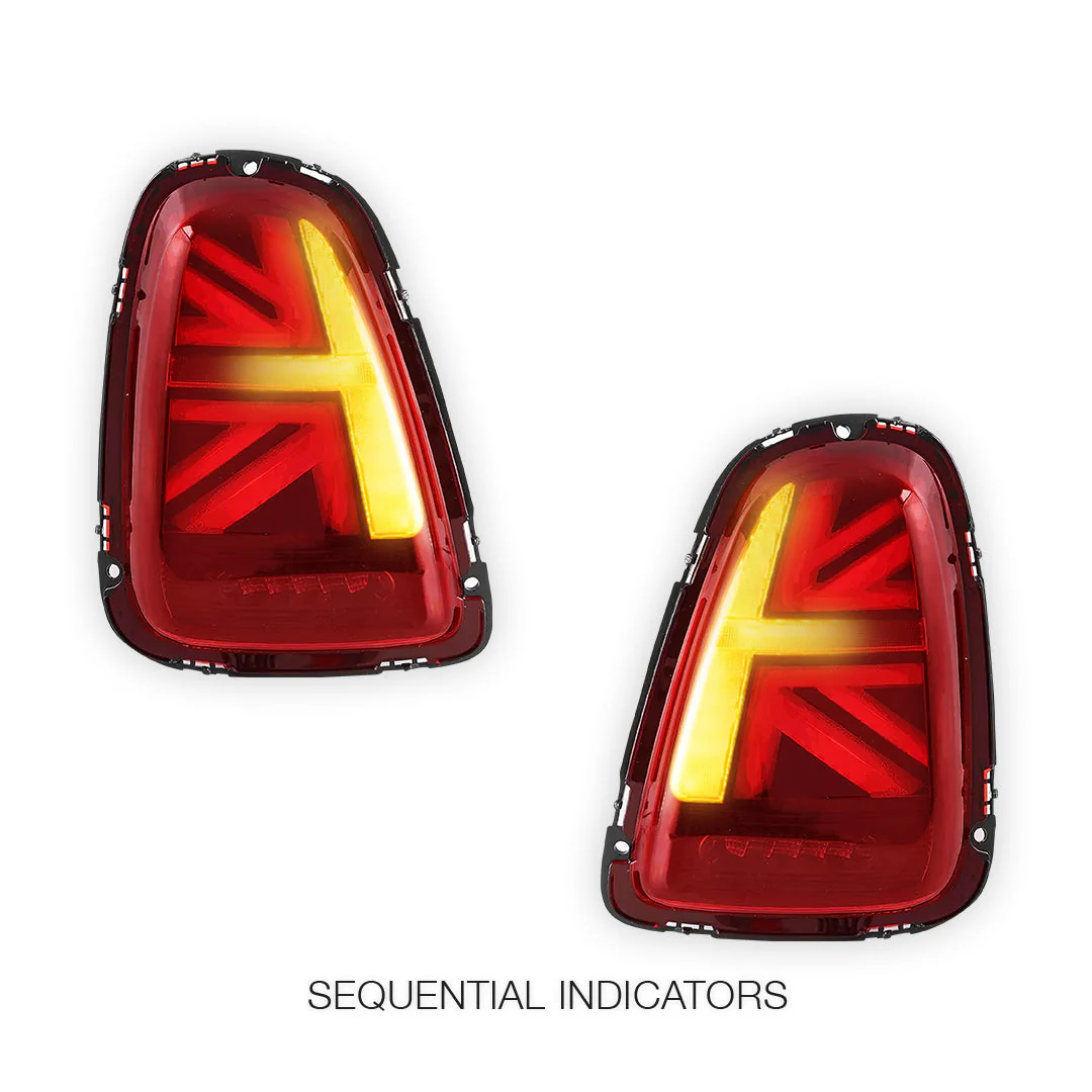 Mini Cooper R56 / R57 / R58 / R59 (2007 - 2015) Sequential Red LED Tail Lights LH + RH - Image 4