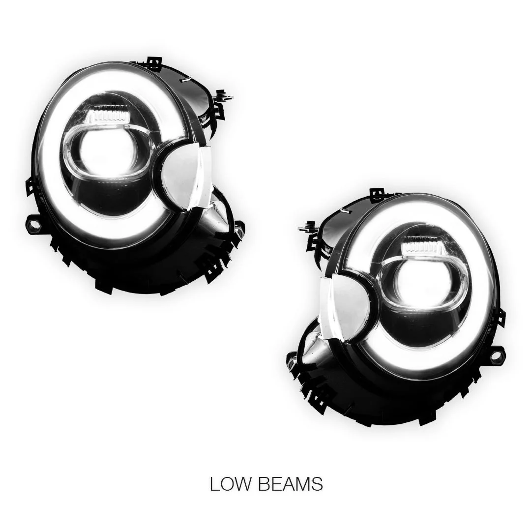 Mini Cooper R56 / R57 / R58 / R59 (2007 - 2015) LED Headlights Halo DRL  LH + RH - Image 4