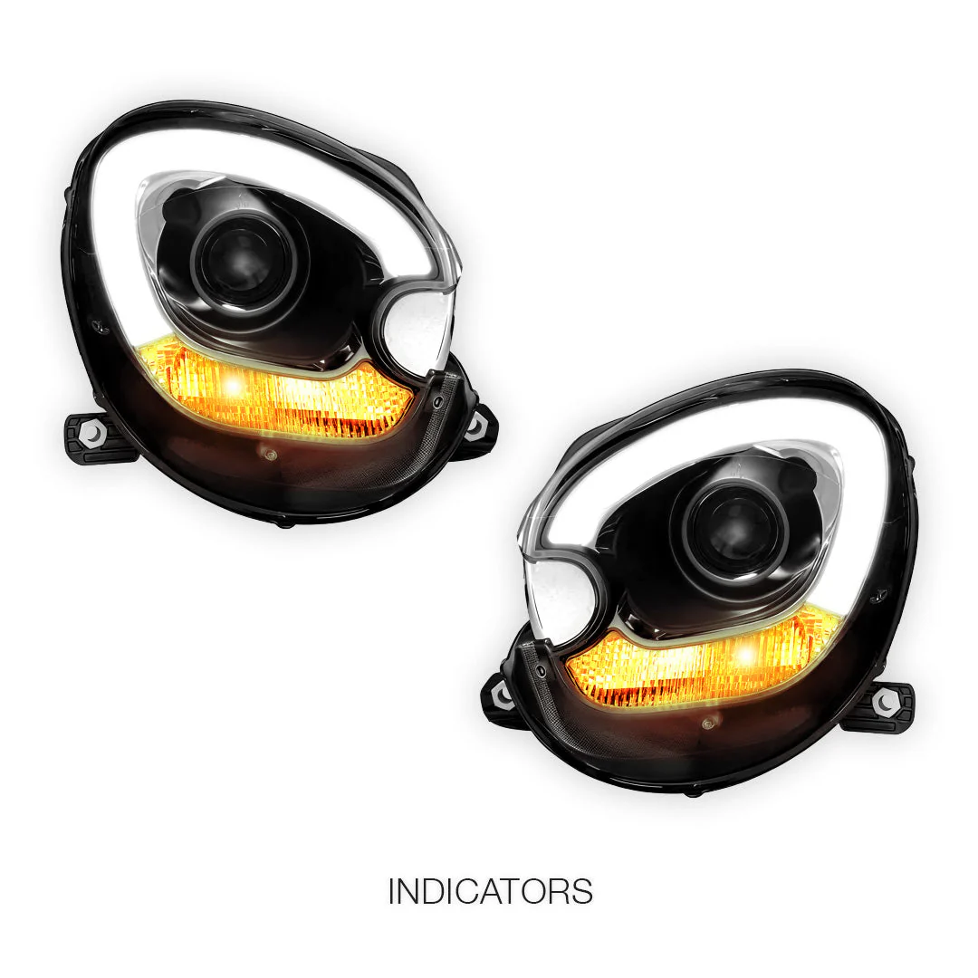 Mini Countryman R60 (2011 - 2016) 3D LED Bar DRL Projector Headlights LH + RH - Image 3