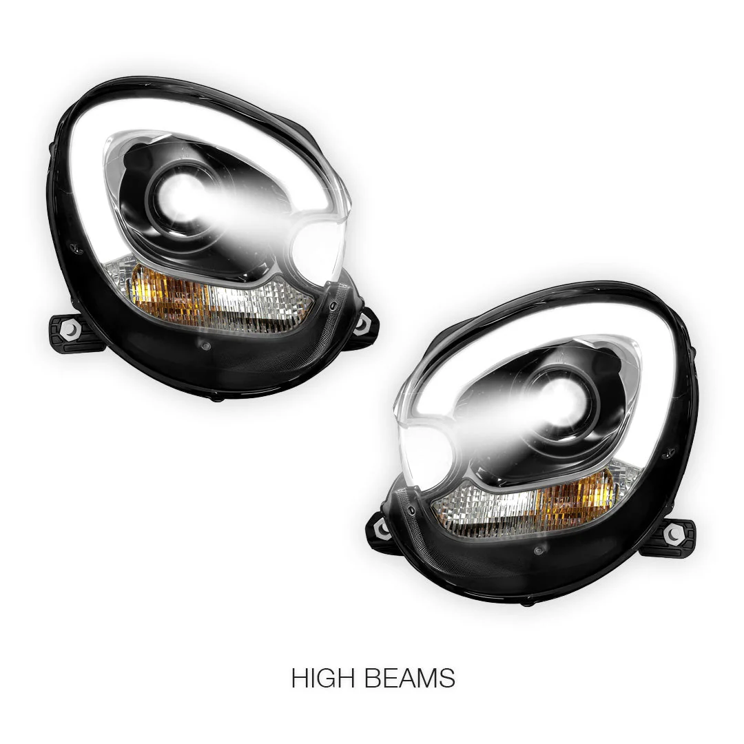 Mini Countryman R60 (2011 - 2016) 3D LED Bar DRL Projector Headlights LH + RH - Image 5