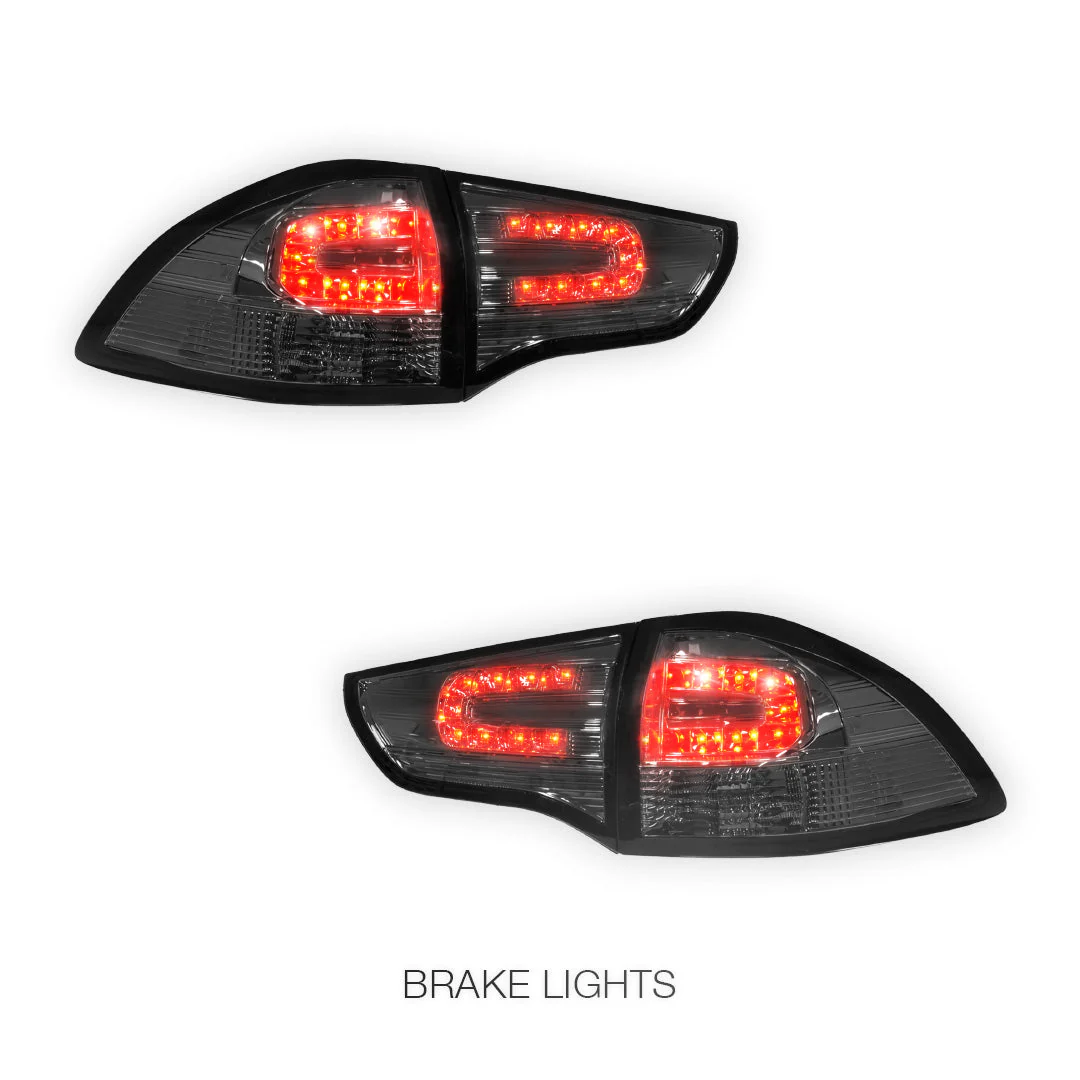 Mitsubishi Challenger PB / PC (2008 - 2015) Smoked Full LED Tail Lights LH + RH - Image 4