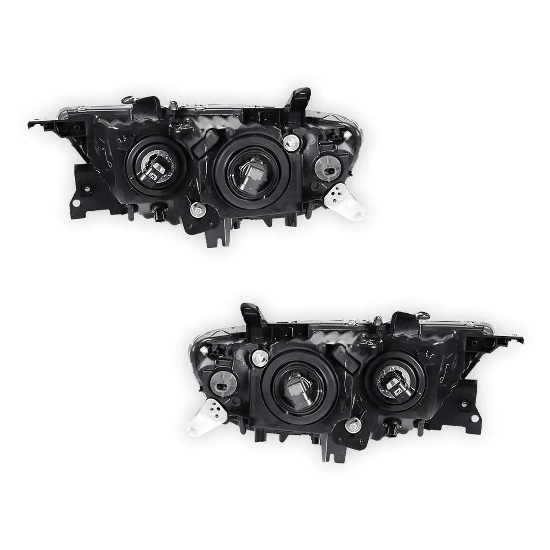 Mitsubishi Challenger PC (2013 - 2015) Genuine Clear / Chrome Non-Xenon Headlights LH + RH - Image 3