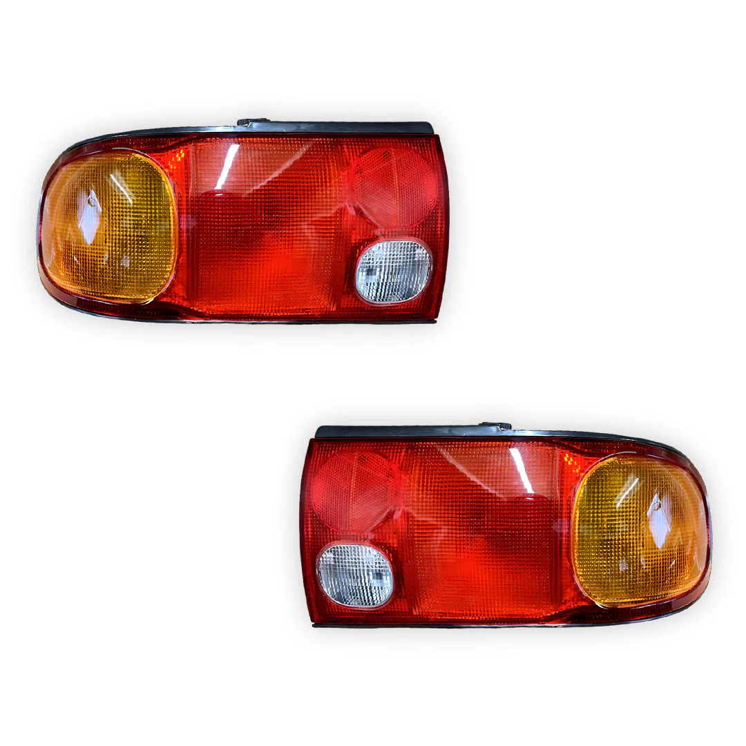 Mitsubishi Lancer CC (1992 - 1996) Red OEM Style Tail Lights LH + RH - Image 2