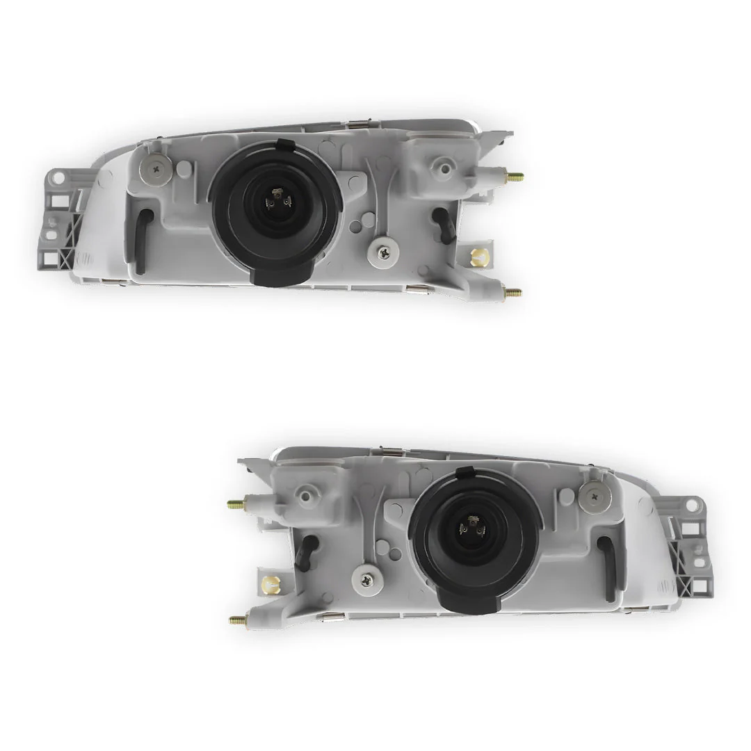 Mitsubishi Lancer CE (1996 - 1998) Clear OEM Style Headlights LH + RH - Image 3
