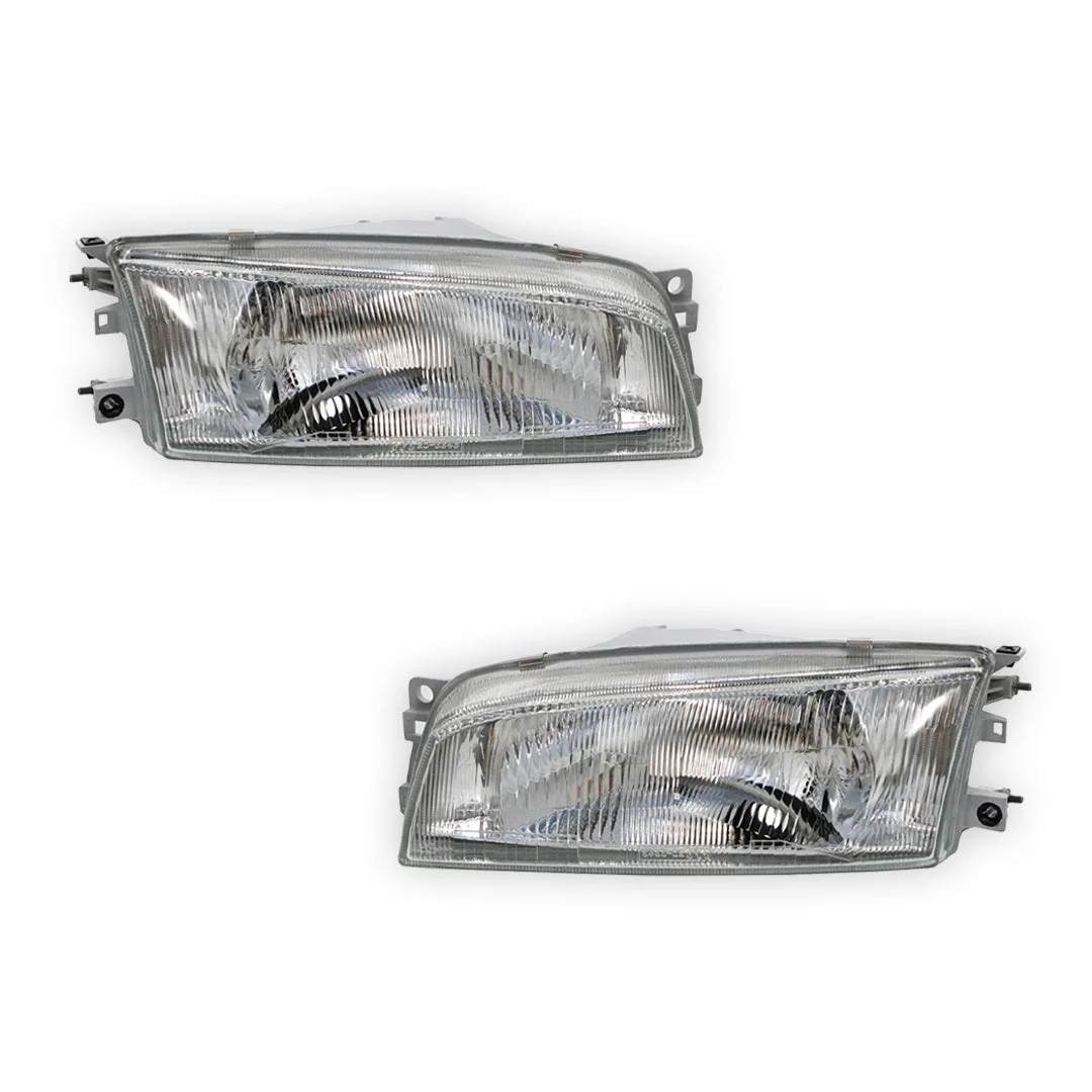 Mitsubishi Lancer CE Series 1 (1996 - 1998) Headlights LH + RH - Image 2