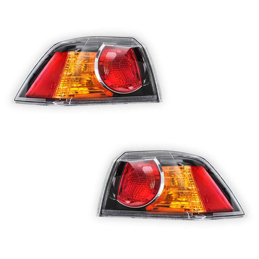 Mitsubishi Lancer CF (2015 - 2017) Black OEM Style Tail Lights LH + RH - Image 2