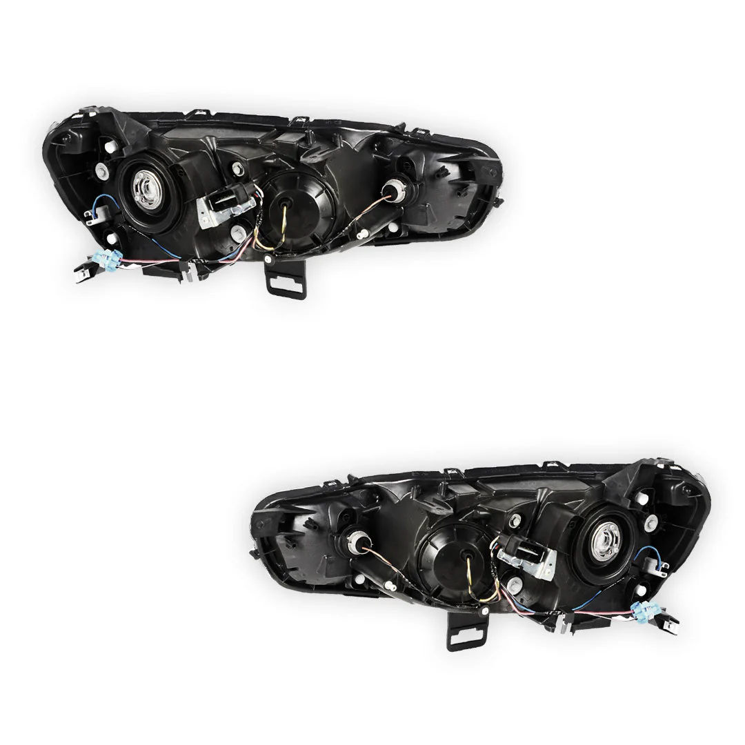 Mitsubishi Lancer CF (2015 - 2017) Clear Halogen OEM Style Headlights LH + RH - Image 3