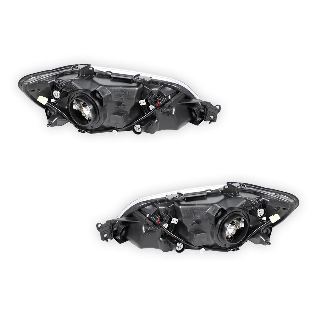 Mitsubishi Lancer CG (2002 - 2003) Chrome Headlights LH + RH - Image 3