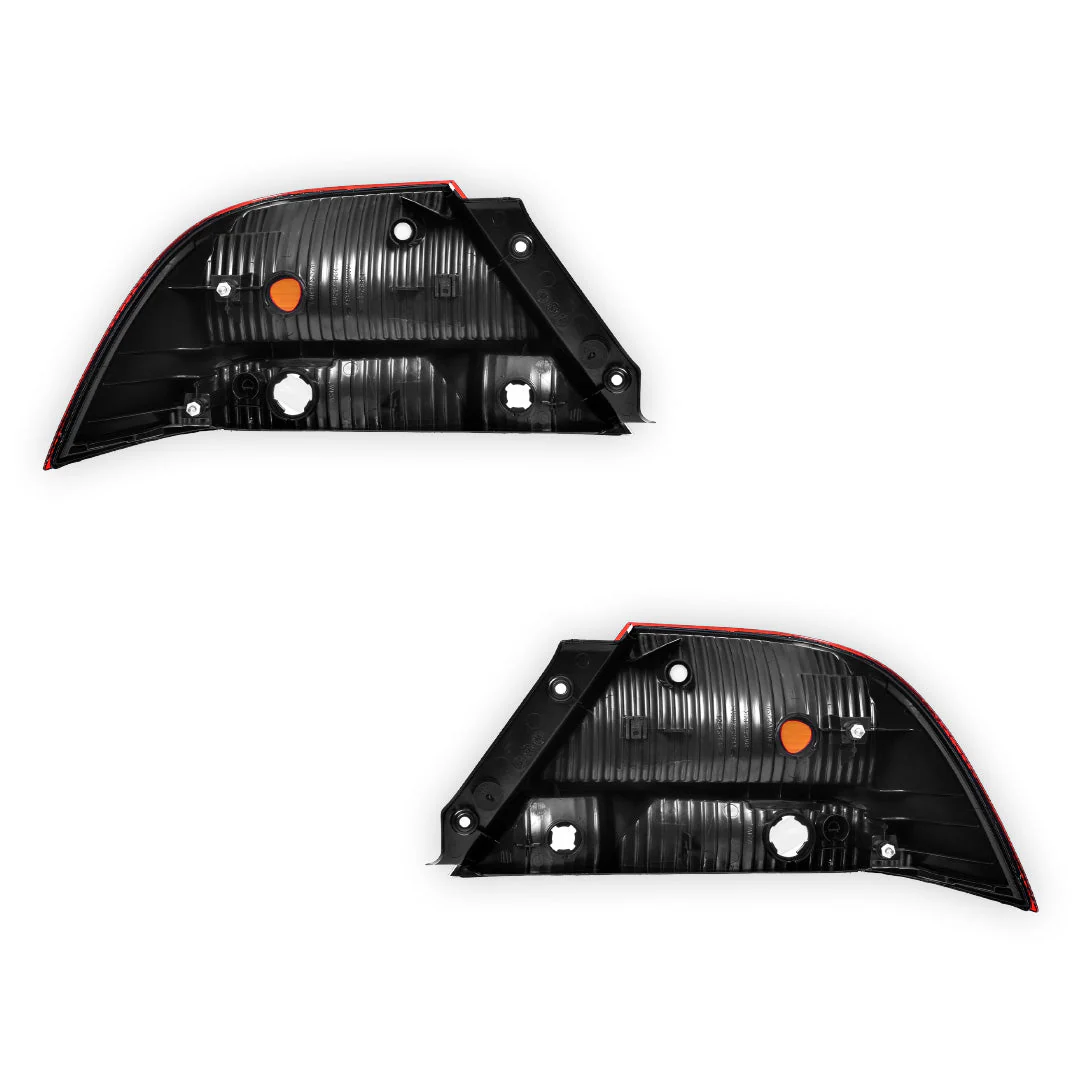 Mitsubishi Lancer CG (2002 - 2003) Clear / Red OEM Style Tail Lights LH + RH - Image 3