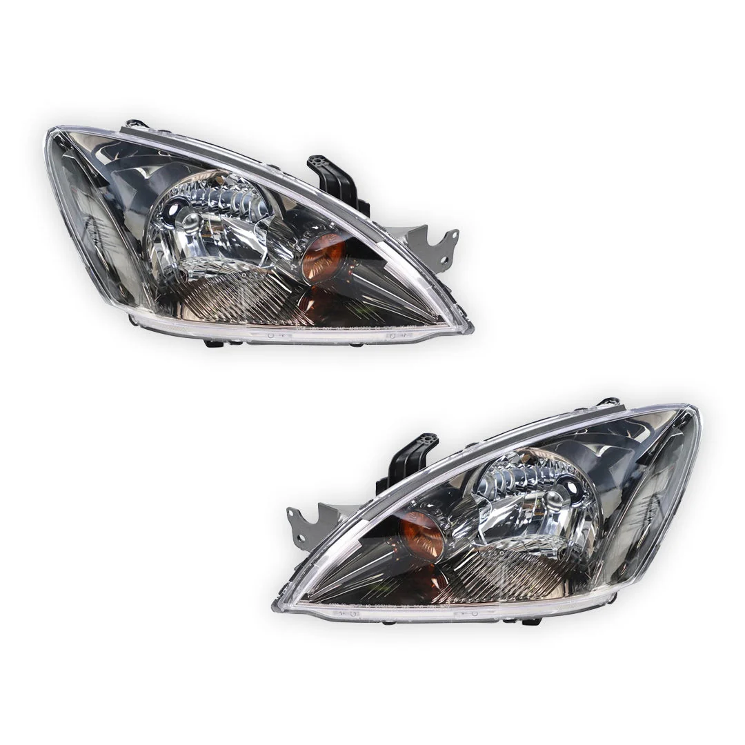 Mitsubishi Lancer CH (2003 - 2008) Black Headlights LH + RH - Image 2
