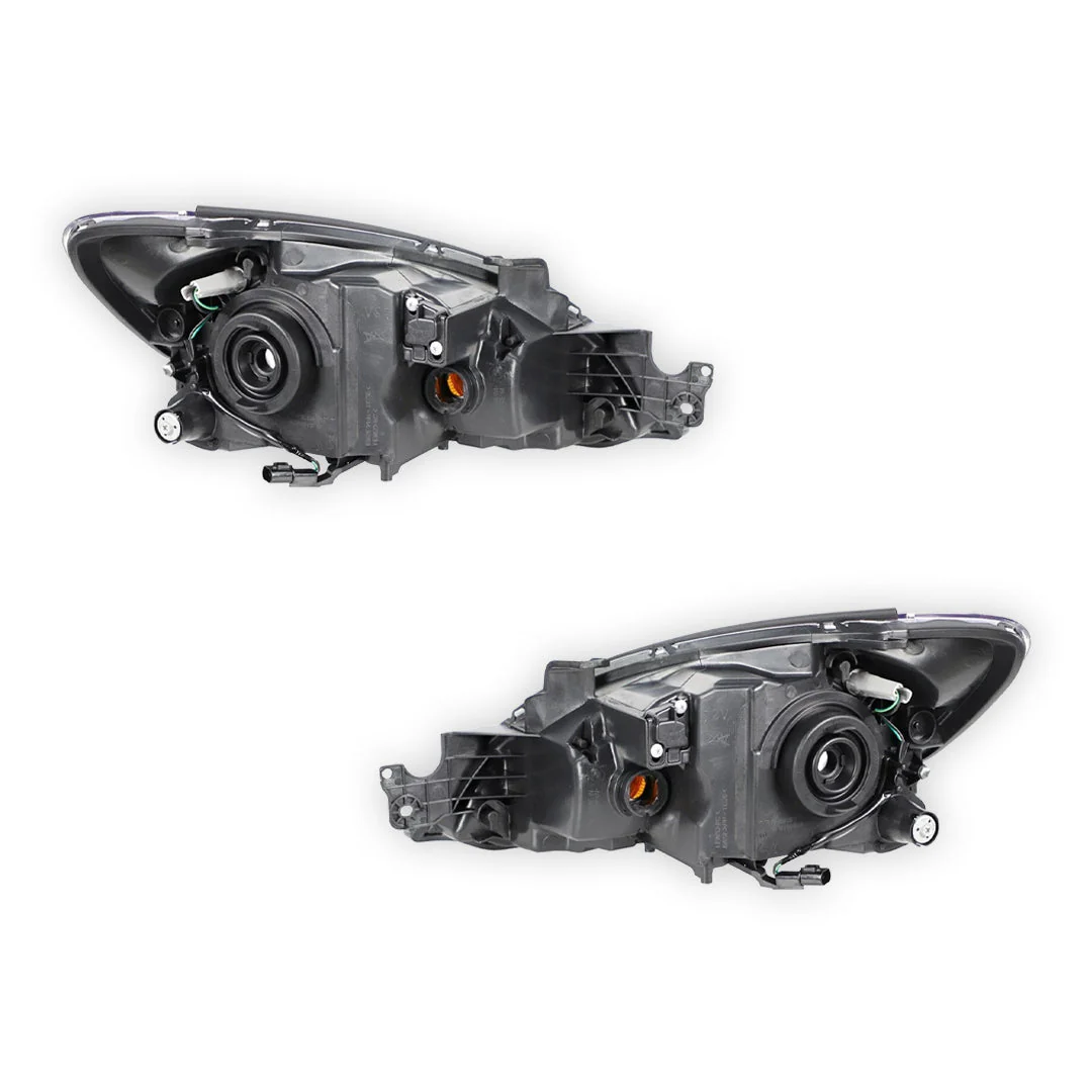 Mitsubishi Lancer CH (2003 - 2008) Black Headlights LH + RH - Image 3