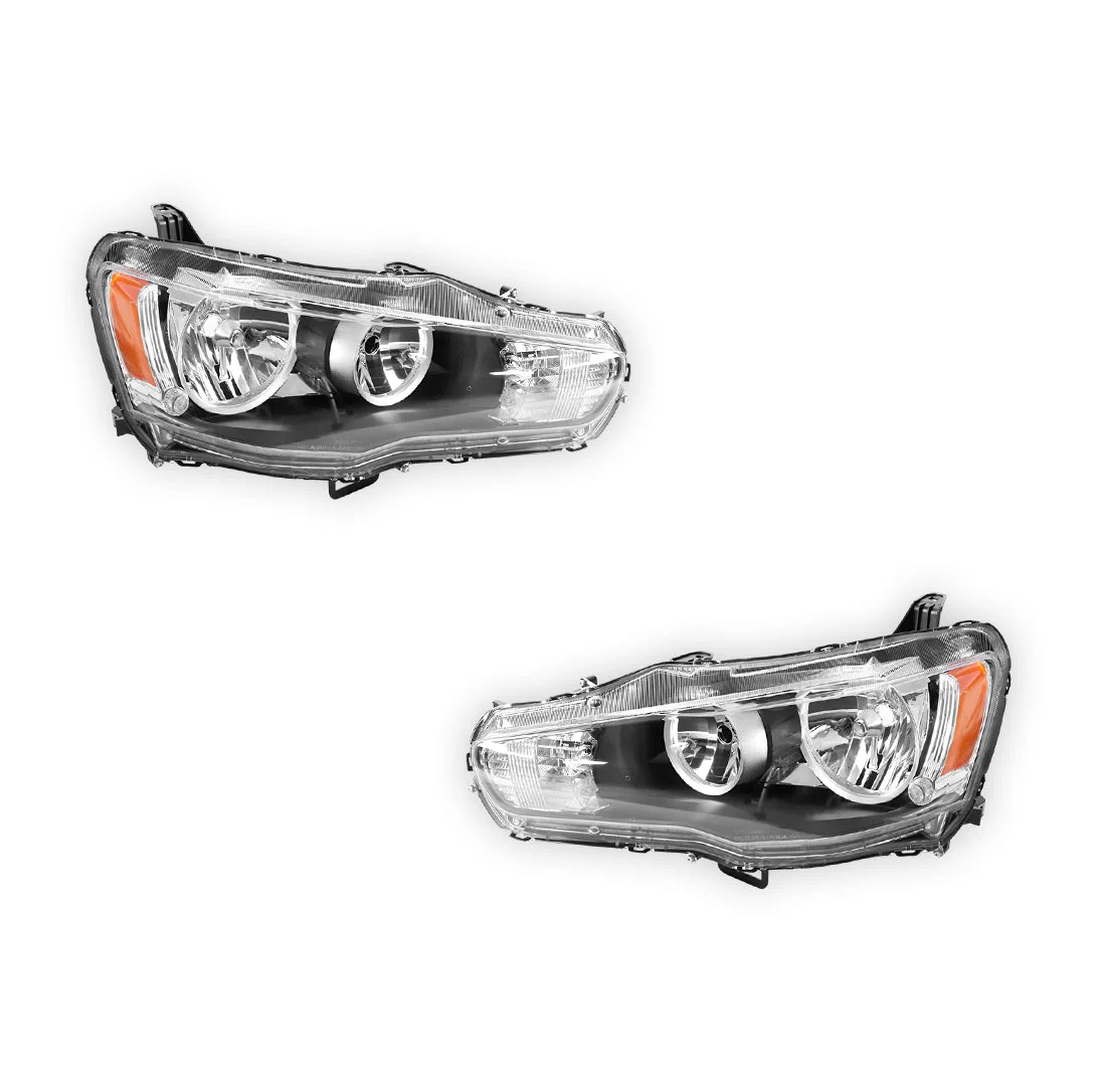 Mitsubishi Lancer CJ (2007 - 2015) Headlights LH + RH - Image 2