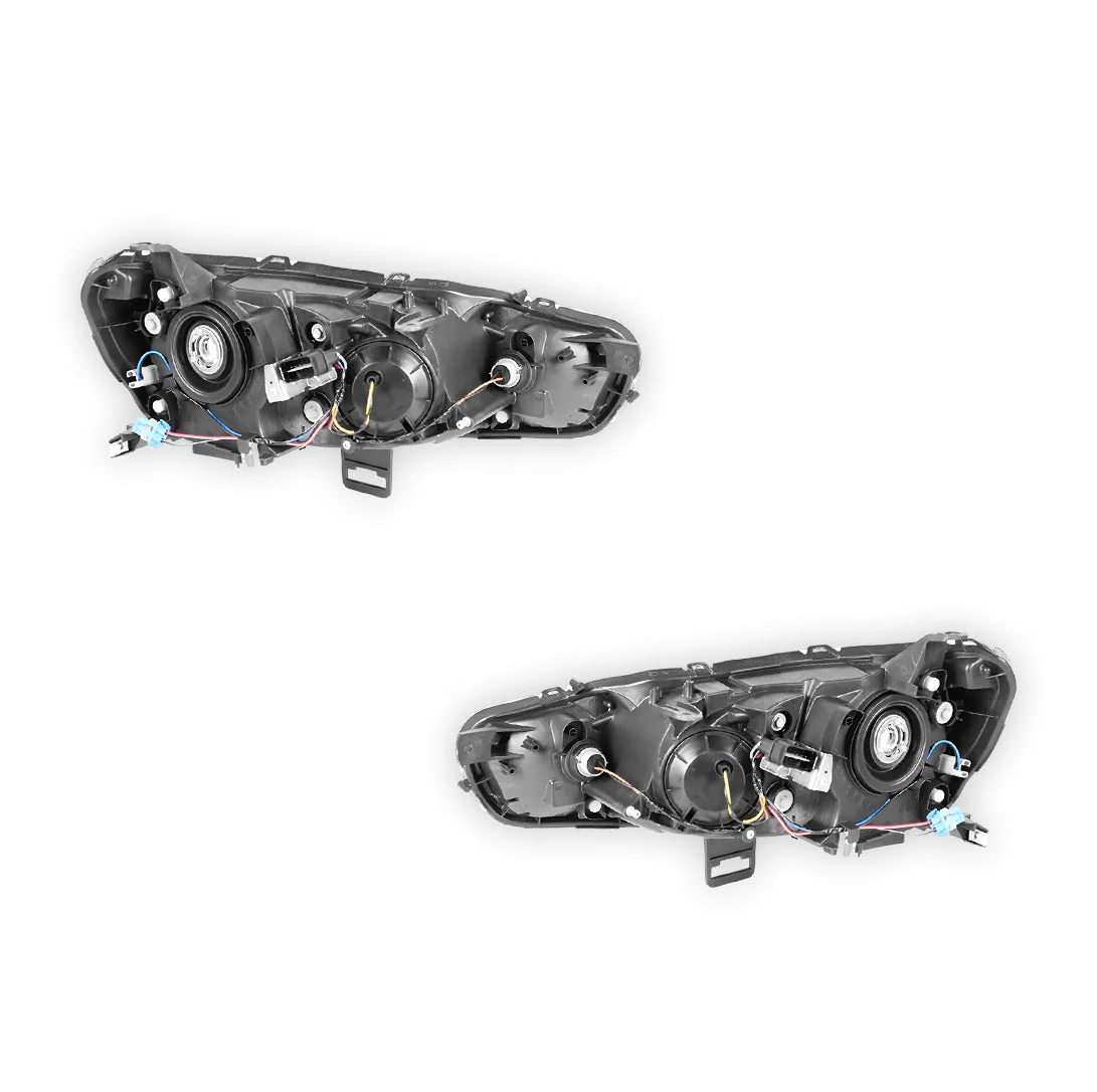 Mitsubishi Lancer CJ (2007 - 2015) Headlights LH + RH - Image 3