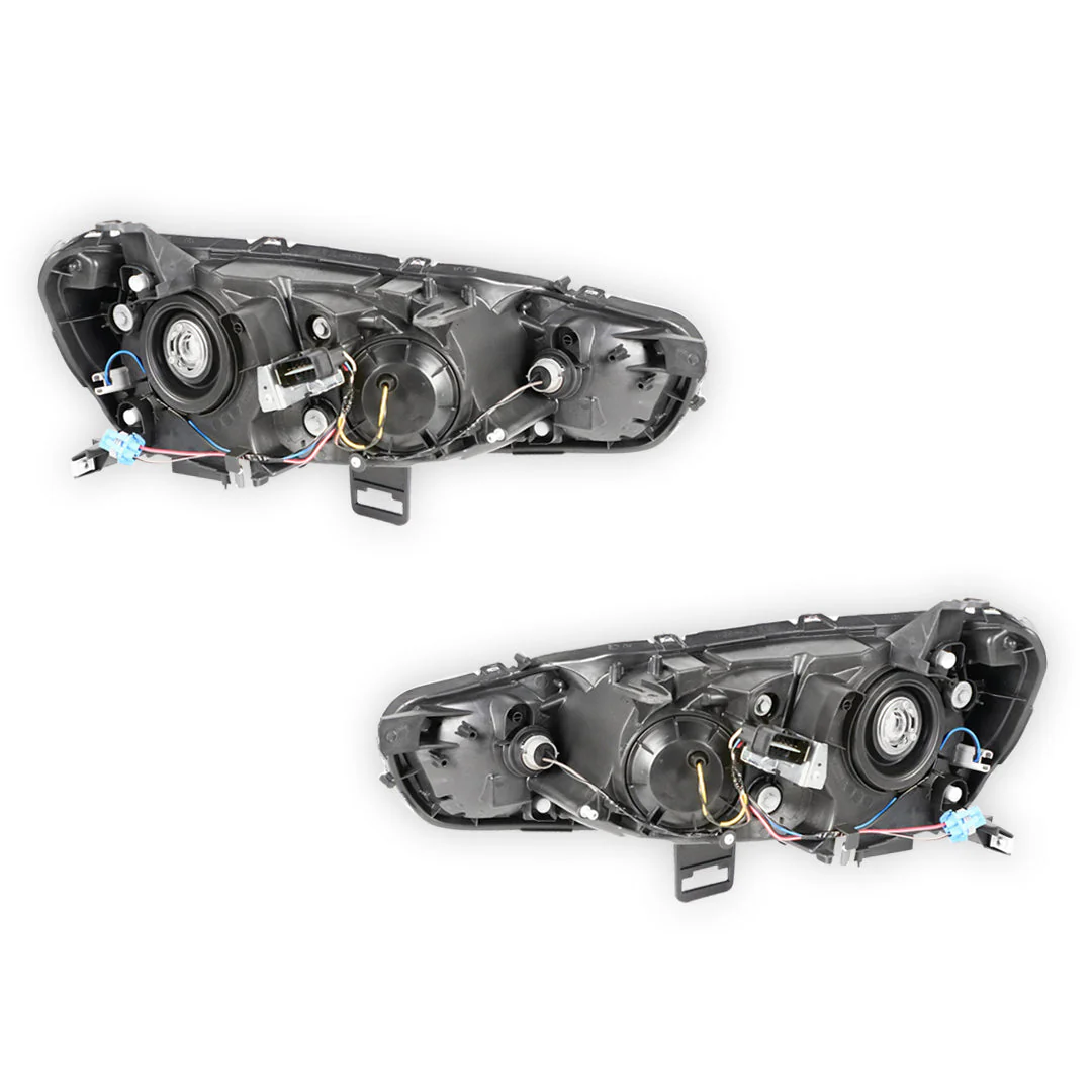 Mitsubishi Lancer CJ (2012 - 2015) OEM Non Xenon Style Headlights LH + RH - Image 3