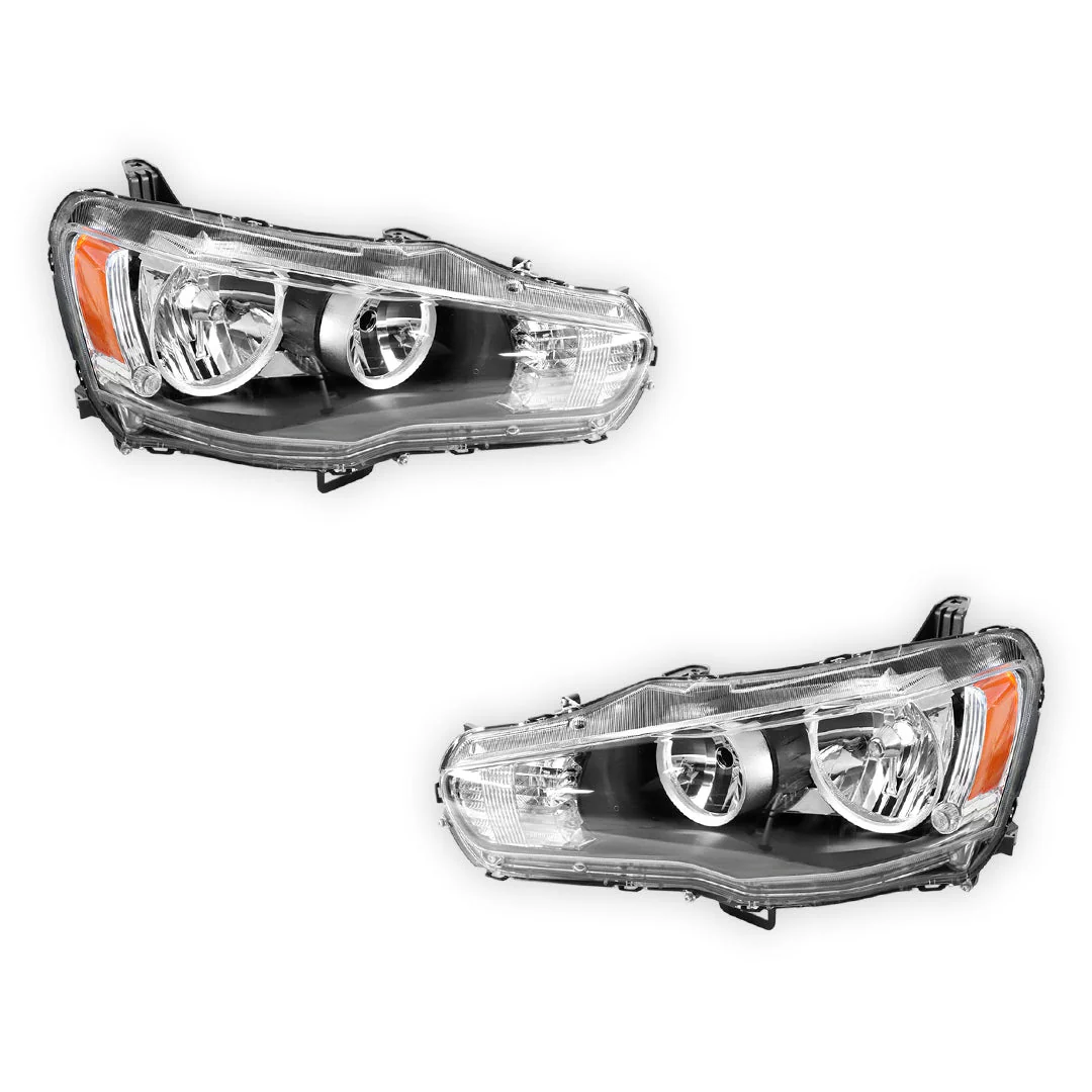 Mitsubishi Lancer CJ (2012 - 2015) OEM Style Headlights LH + RH - Image 2