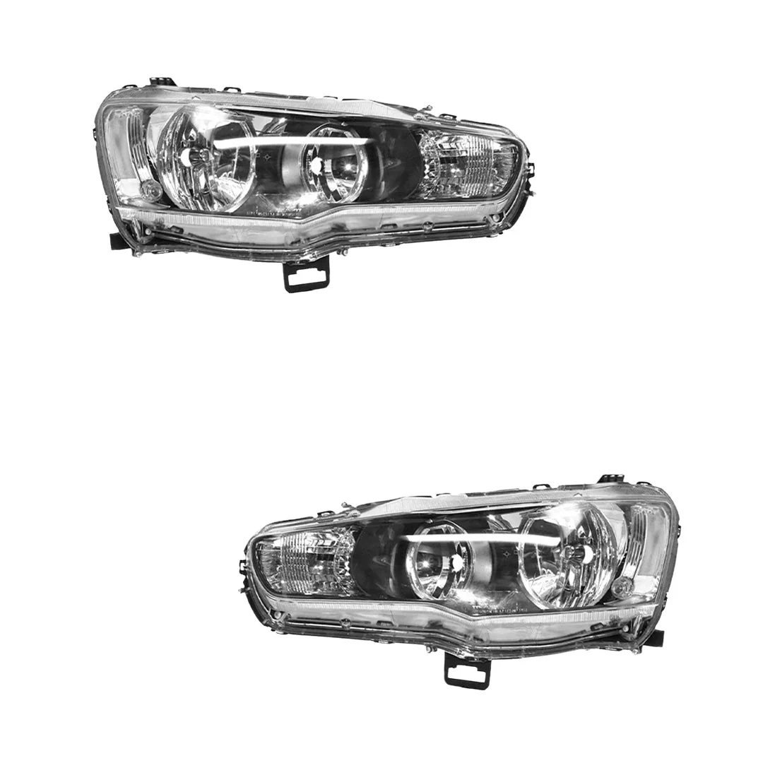 Mitsubishi Lancer CJ / CF (2007- 2017) OEM Style Headlights LH + RH - Image 2